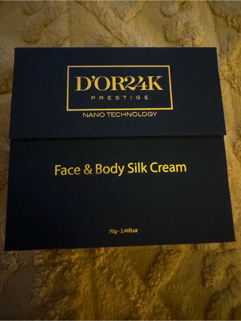 D'OR24K Prestige Face & Body Silk Cream — Black & Gold